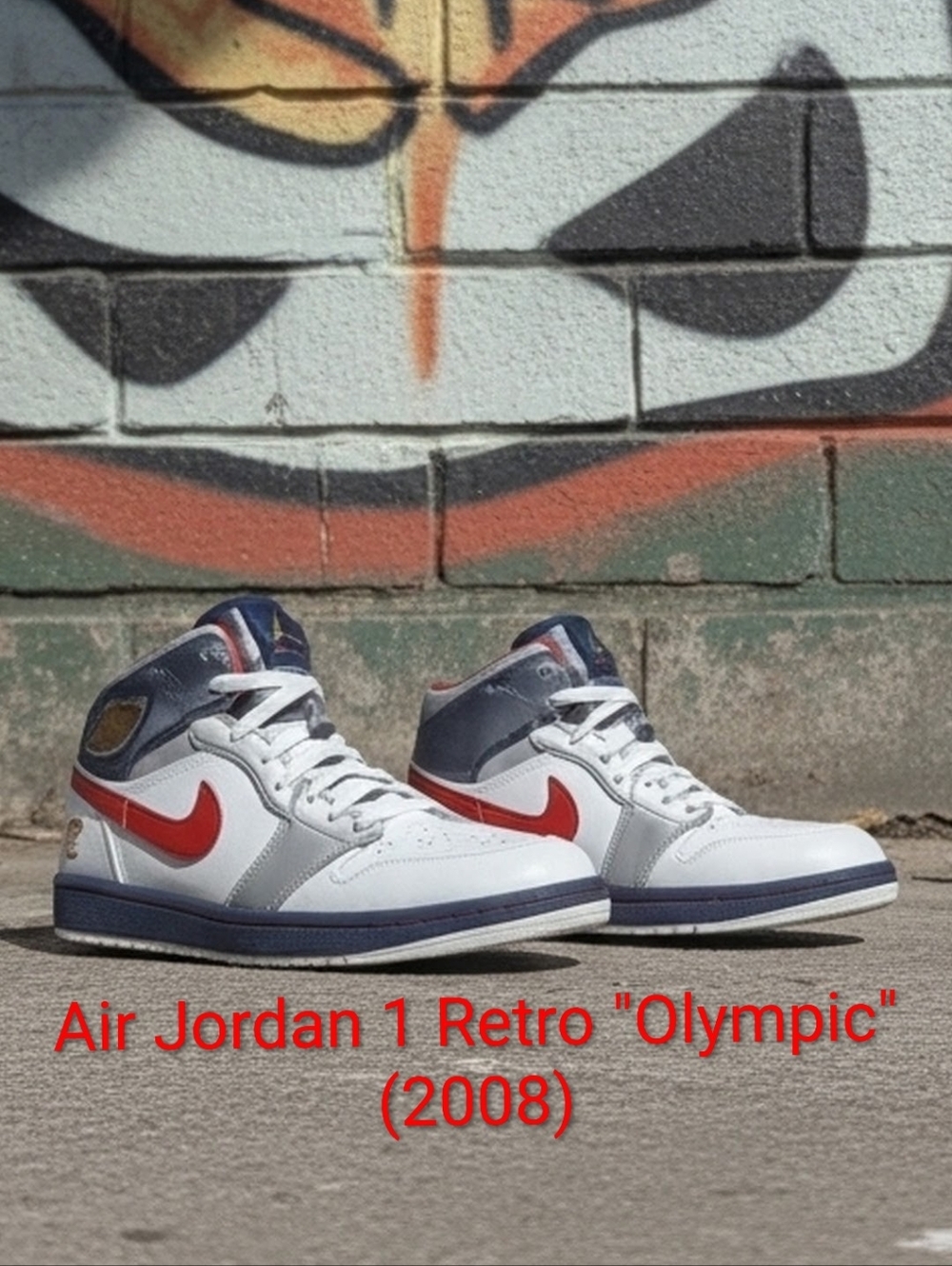 Air Jordan 1 Retro "Olympic" (2008) Mens 11.5 EUC